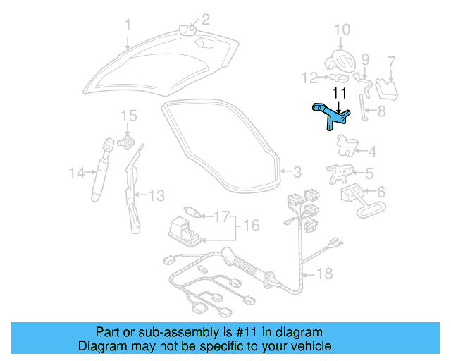 Support 1C0-827-425 - View 3