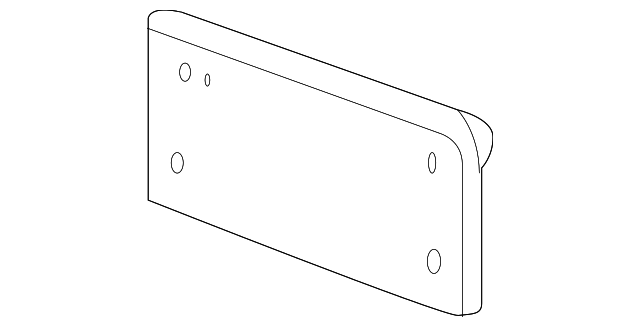 License Bracket 5GM-807-287-L-9B9 - View 7