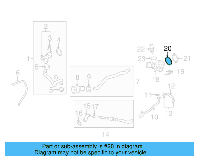 Flange Seal 07K-121-149 - View 33
