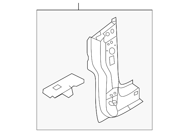 Pillar Reinforced 5WA-804-911-A - View 21