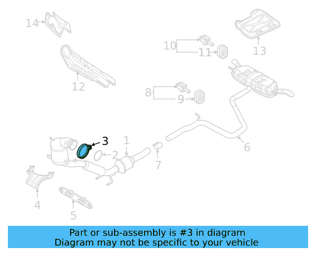 Converter & Pipe Clamp 5Q0-253-725-G - View 48