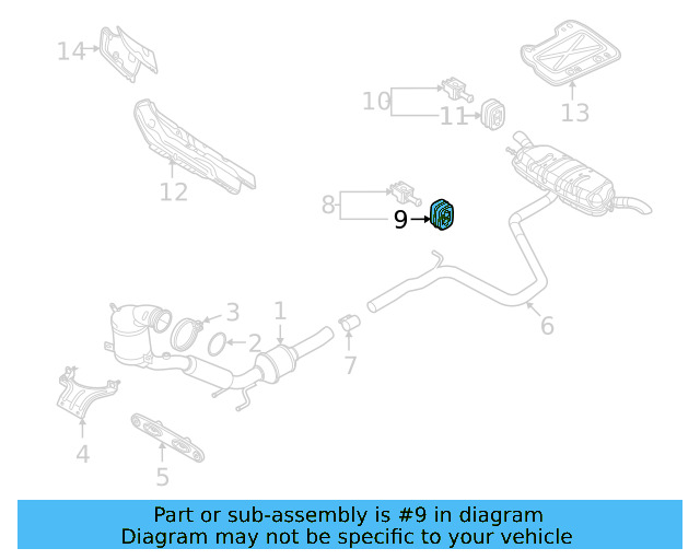 Front Hanger Retainer Ring 1K0-253-147-F - View 53