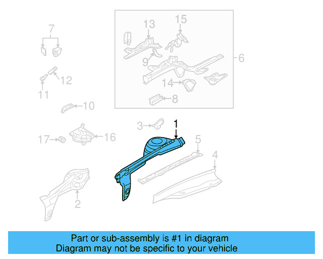 Apron Assembly 8L0-809-102-C - View 5