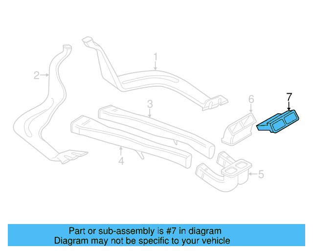 Vent Louver 7P1-819-727-B-UBN