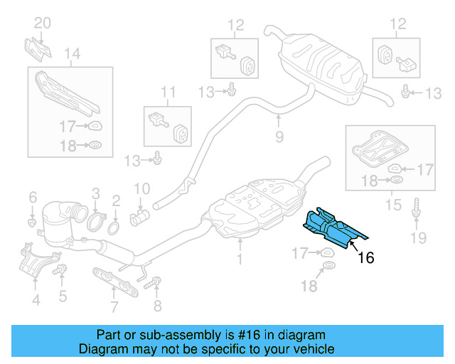Heat Shield 5QF-825-701-D - View 15