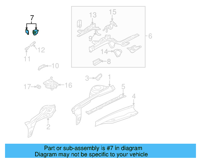 Rail Assembly Extension 1J0-802-531-B - View 5