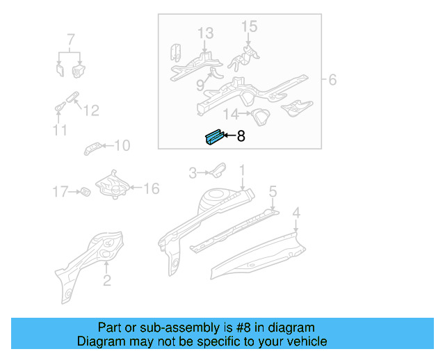 Side Member 1J0-803-105-B - View 12