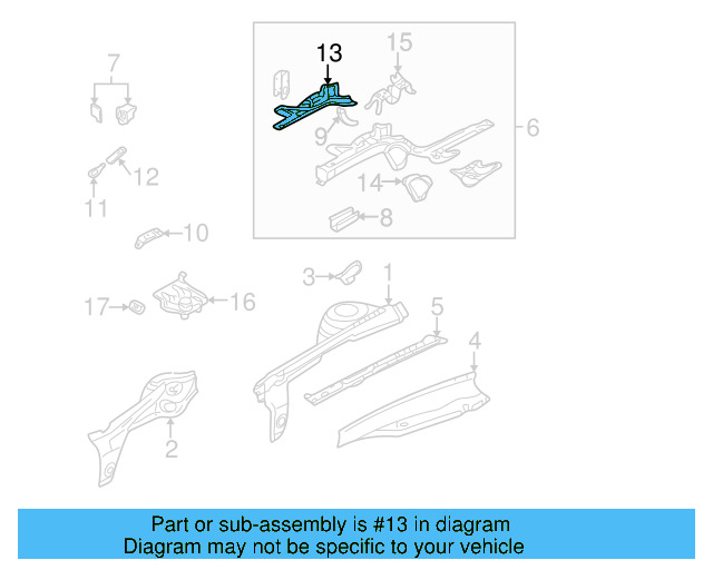Cover Plate 1J0-803-108-A - View 6