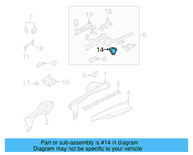 Retaining Bracket 1J0-803-127-C - View 11