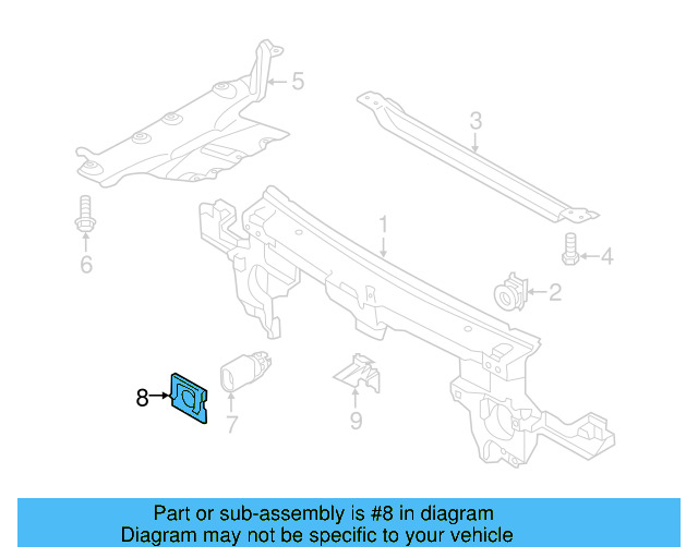 Temp Sensor Bracket 6Q0-971-845-C - View 14