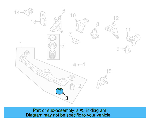 Engine Carrier Sleeve 1E0-199-157-A - View 2