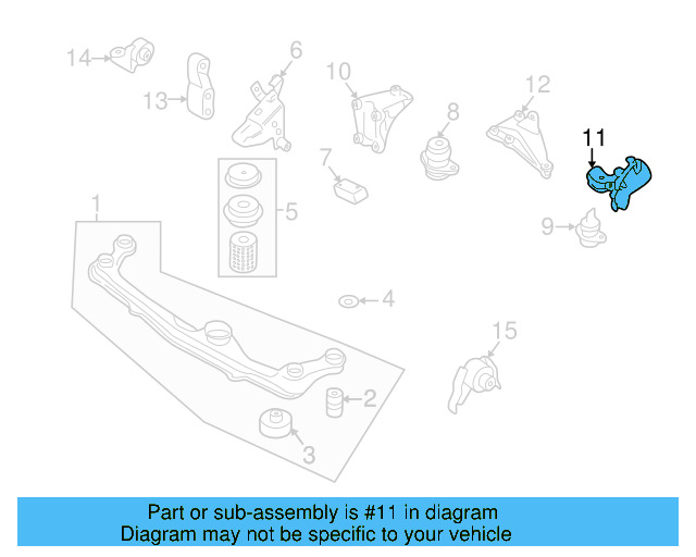 Mount Bracket 1H0-199-353-D - View 7