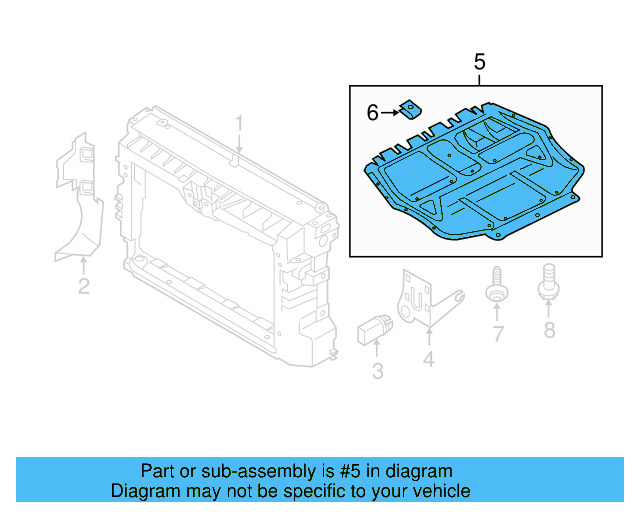 Splash Shield 5C0-825-237-B - View 12