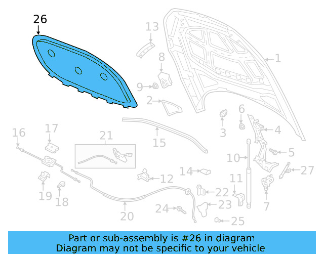 Insulation 3G8-863-831-A - View 3