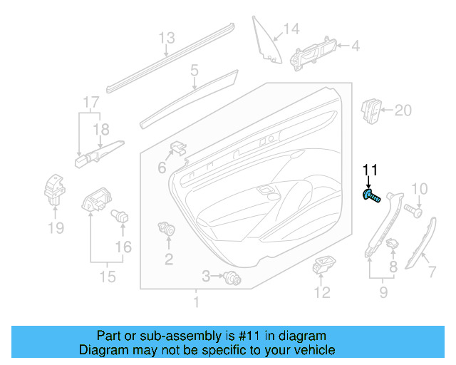 Pull Handle Screw N-910-968-01 - View 35