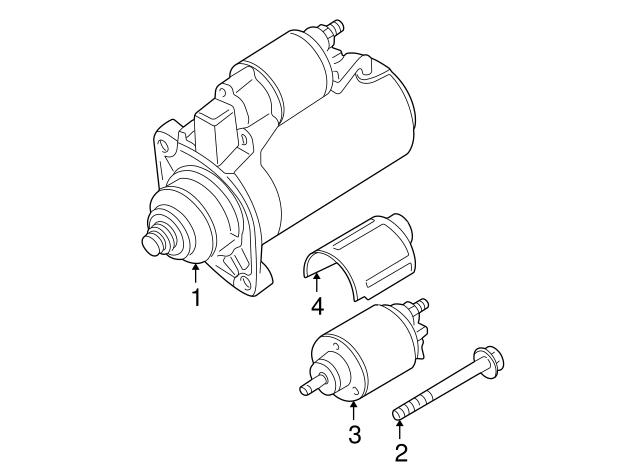 Starter 07D-911-023-AX