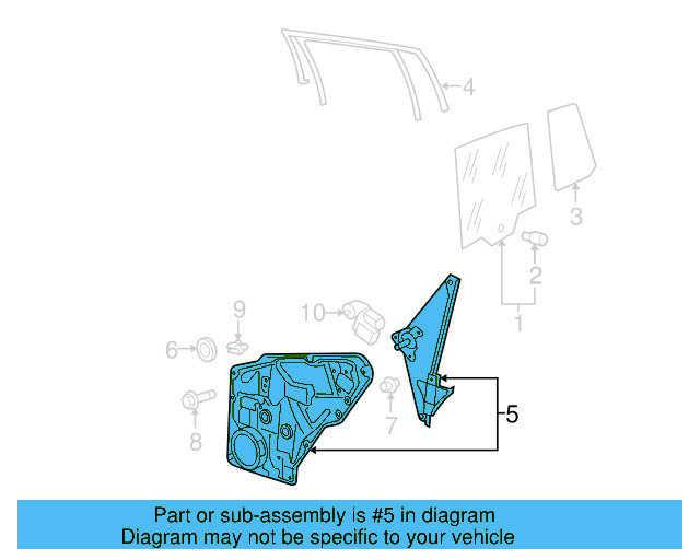 Inner Panel Assembly 5N0-839-461-A