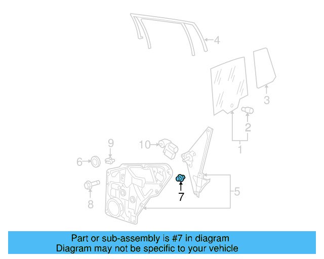 Mount Nut N-907-674-05 - View 5