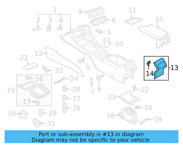 Rear Trim 17A-864-298-RM5 - View 6