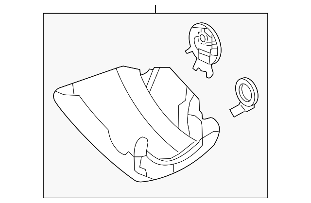 Cluster Cover Retainer Clip 3B0-867-190 - View 33