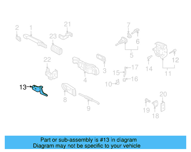 Retaining Bracket 1J0-837-867 - View 19