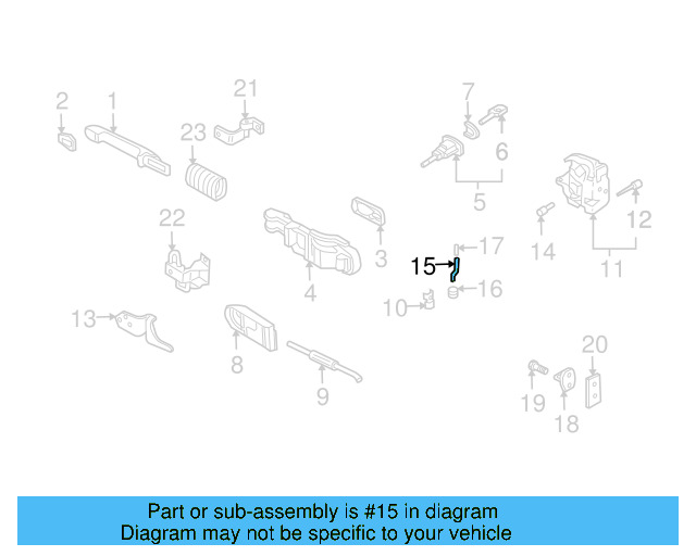 Lock Rod 1JM-837-184 - View 3