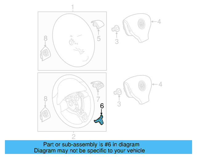 Lower Pad 3C8-419-685-D-3Q7 - View 18