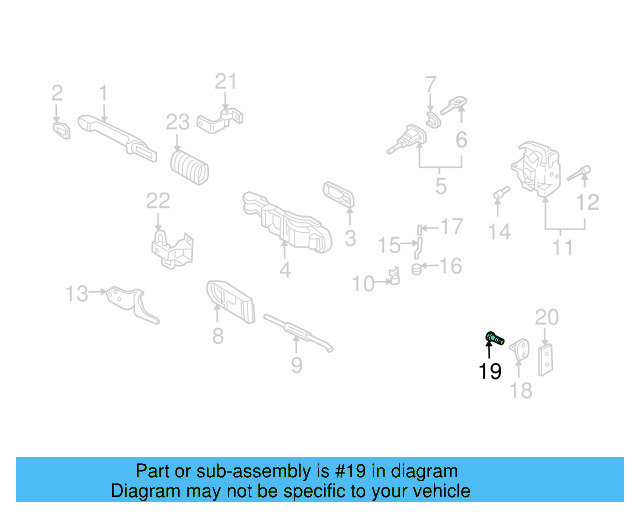 Striker Screw N-908-047-05 - View 54