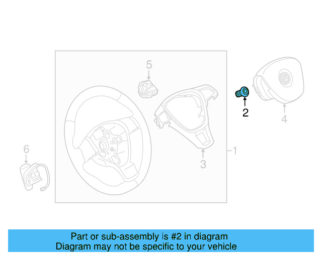 Steering Wheel Bolt N-907-991-02 - View 70
