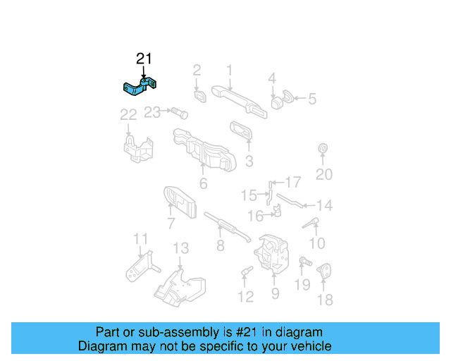 Lower Hinge 1J4-833-412-C - View 10