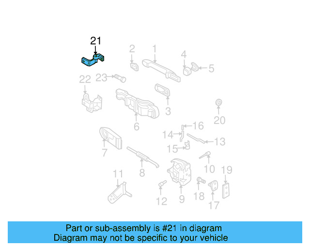 Lower Hinge 1J4-833-412-C - View 8