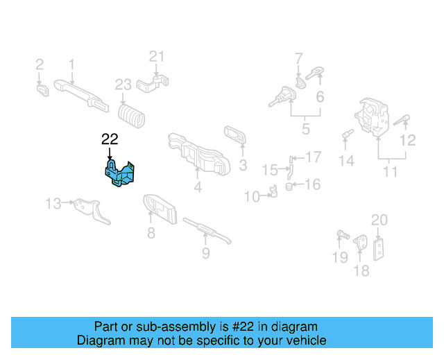 Lower Hinge 4B0-831-412-B - View 10