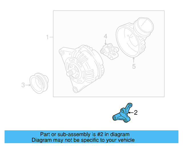Mount Bracket 078-903-143-K - View 3