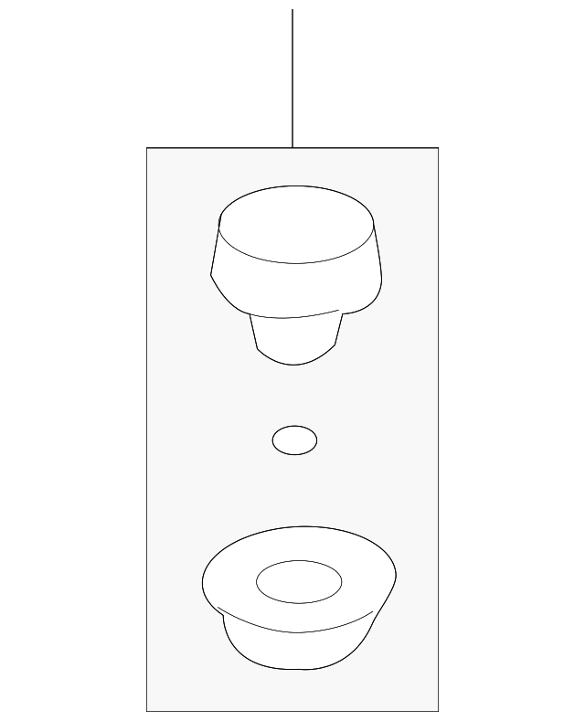 Seat Belt Assembly Button 443-857-847-B-4PK - View 56