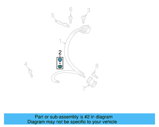 Seat Belt Assembly Button 443-857-847-B-4PK - View 57