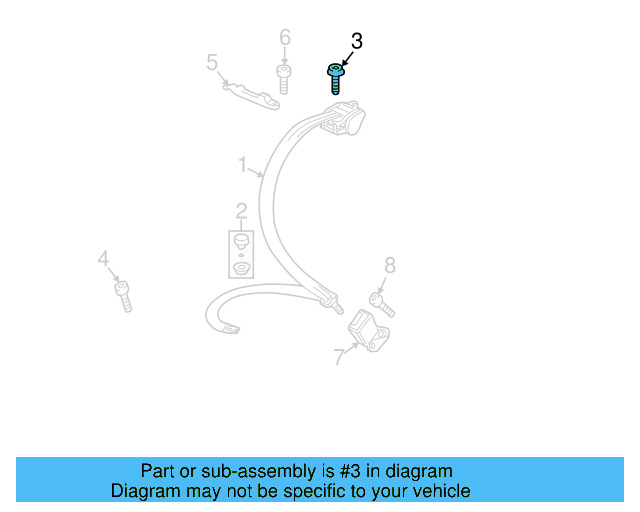 Outer Belt Assembly Upper Bolt N-989-260-01 - View 39