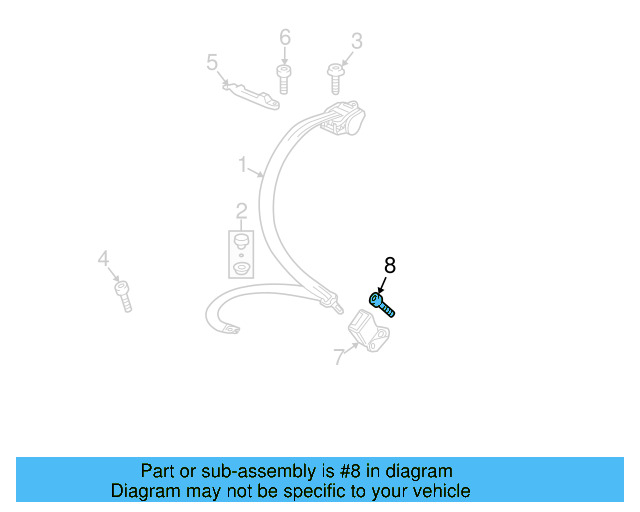 Outer Belt Assembly Lower Bolt WHT-003-682 - View 64