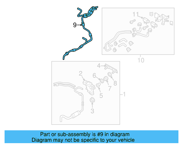 Vacuum Hose 04L-131-051-C - View 10