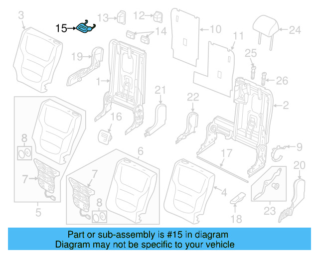 Headrest Guide 1K0-881-920-N-95T - View 25