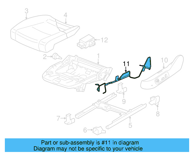 Retaining Bracket 3C8-881-560-A - View 3
