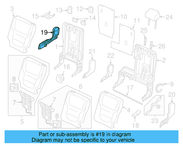 Hinge Cover 7P0-885-788-D-82V - View 5