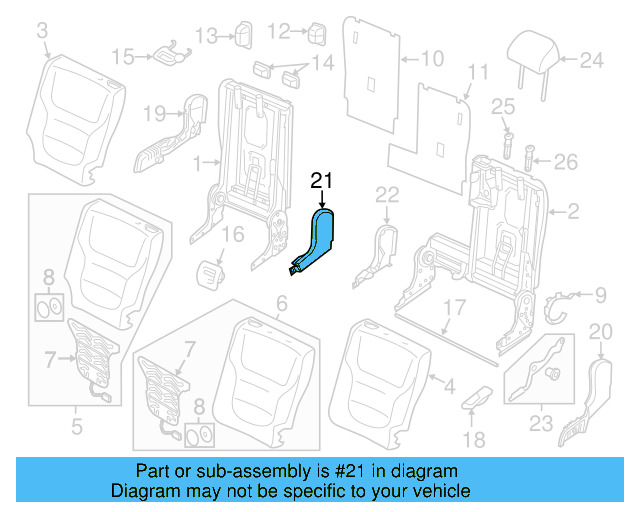 Hinge Cover 7P0-885-787-C-JT7 - View 2