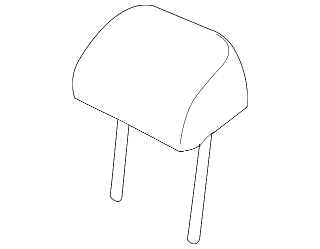 Headrest 7P6-885-901-F-OBK - View 2