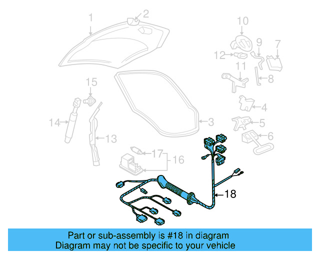 Wire Harness 1C0-972-175-AC