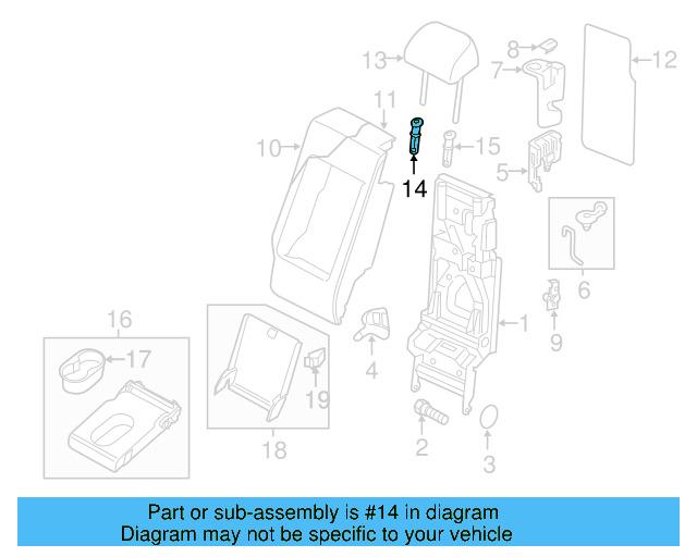 Headrest Guide 1K0-881-920-N-95T - View 38