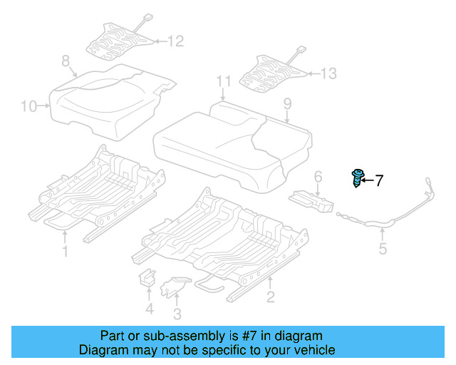 Release Handle Screw N-909-302-01 - View 3