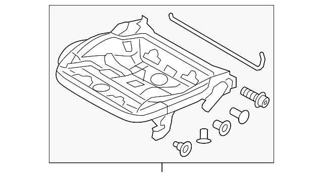 Cushion Frame 8K0-881-158 - View 4