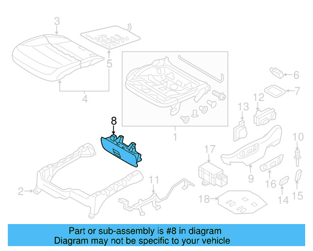Retainer 7P0-882-273 - View 3