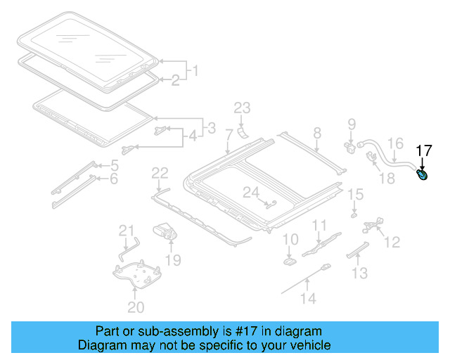 Drain Hose Grommet 8D0-877-242 - View 25