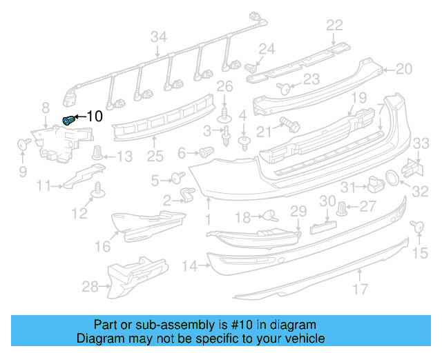 Fender Liner Retainer Nut N-908-338-01 - View 178